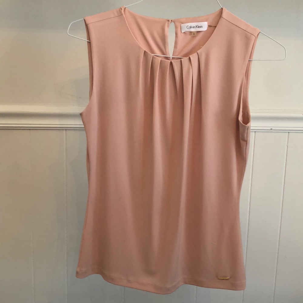 Blush Calvin Klein Blouse